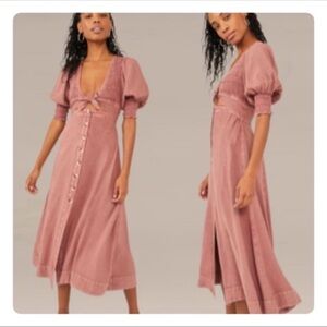 Free People STRING OF HEARTS MAXI DRESS SIZE MEDIUM NWT